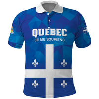 Personalized Canada Quebec Province Polo Shirt Je Me Souviens