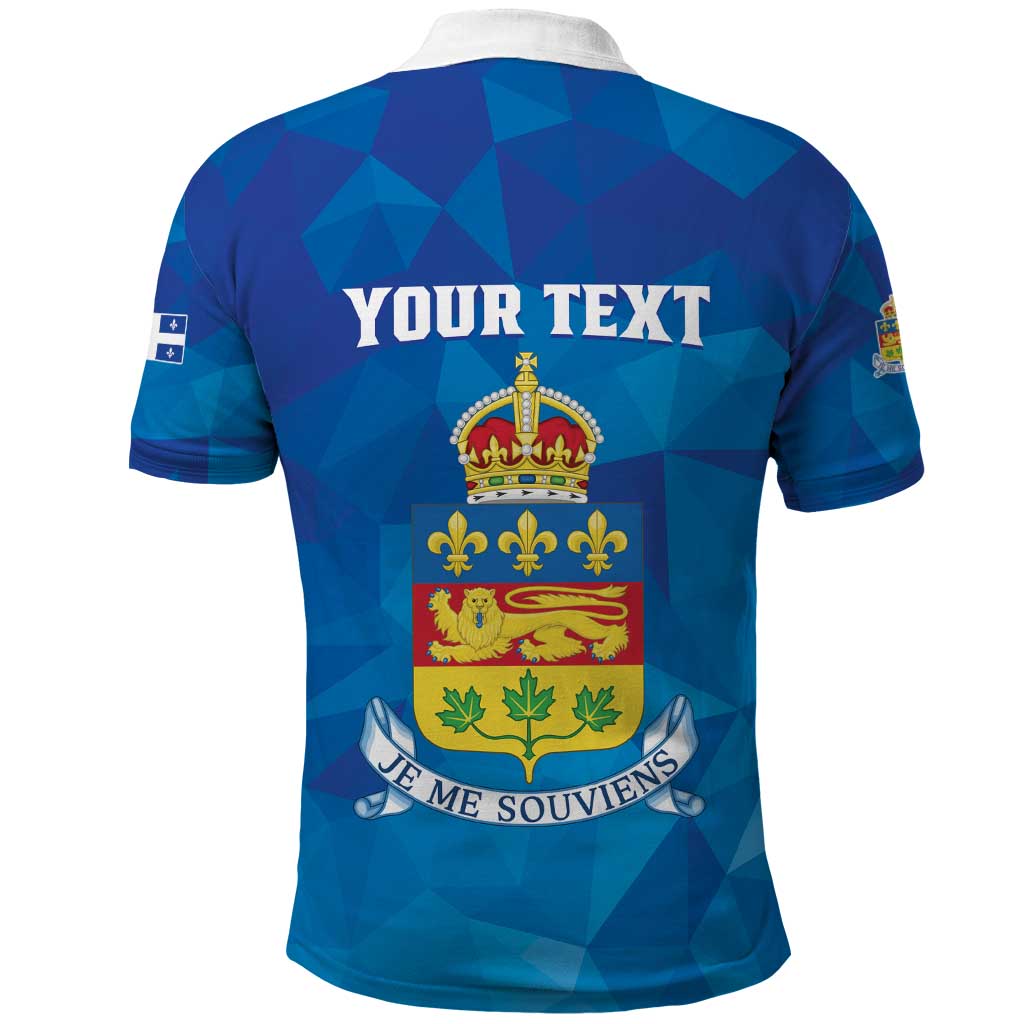 Personalized Canada Quebec Province Polo Shirt Je Me Souviens