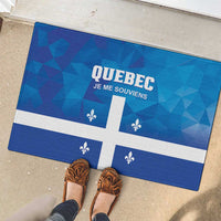 Canada Quebec Province Rubber Doormat Je Me Souviens