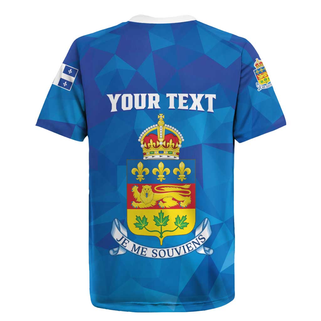 Personalized Canada Quebec Province Rugby Jersey Je Me Souviens