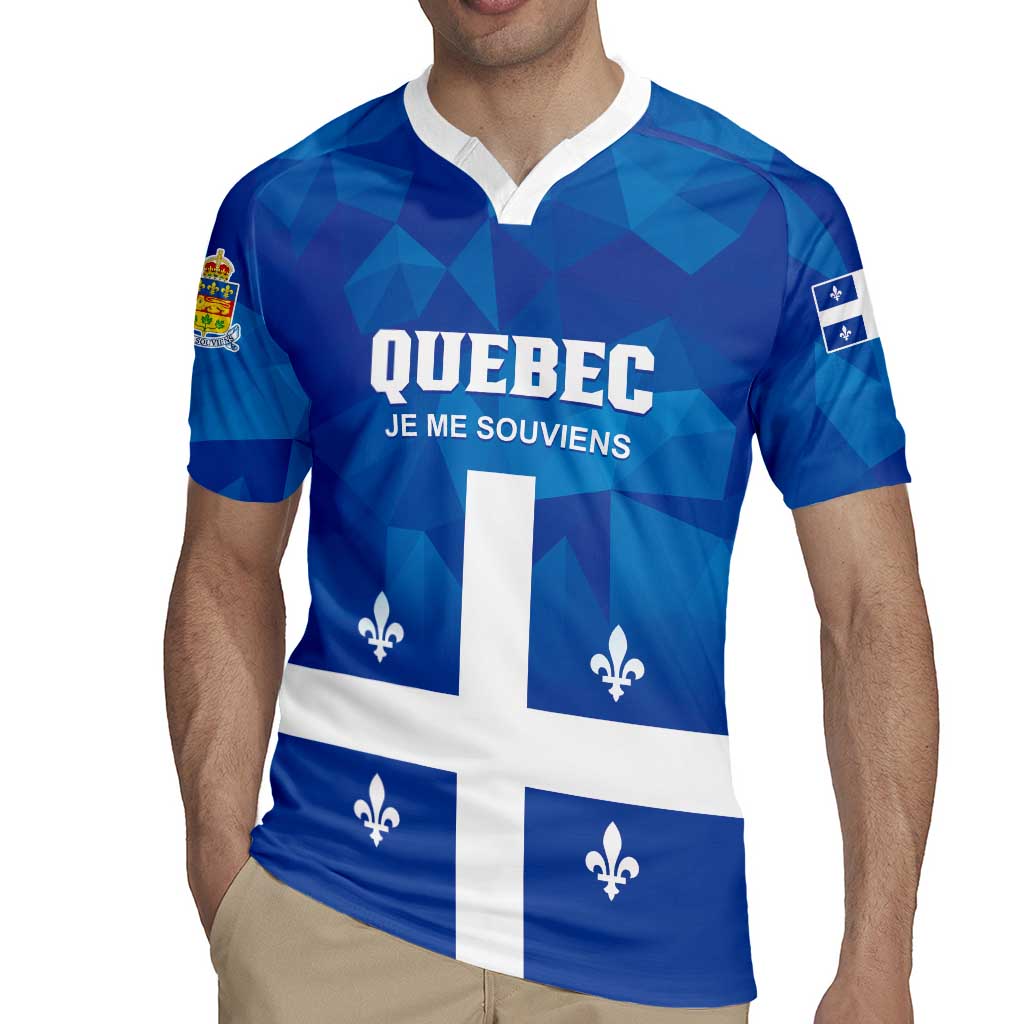 Personalized Canada Quebec Province Rugby Jersey Je Me Souviens