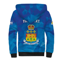 Personalized Canada Quebec Province Sherpa Hoodie Je Me Souviens
