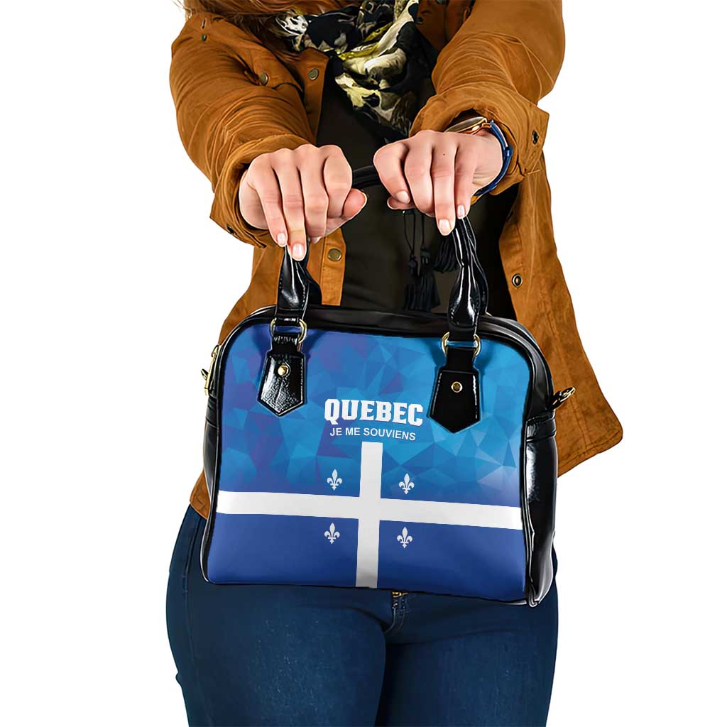 Canada Quebec Province Shoulder Handbag Je Me Souviens