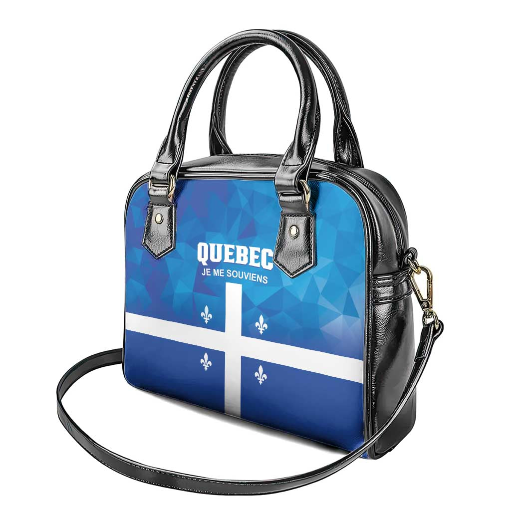 Canada Quebec Province Shoulder Handbag Je Me Souviens