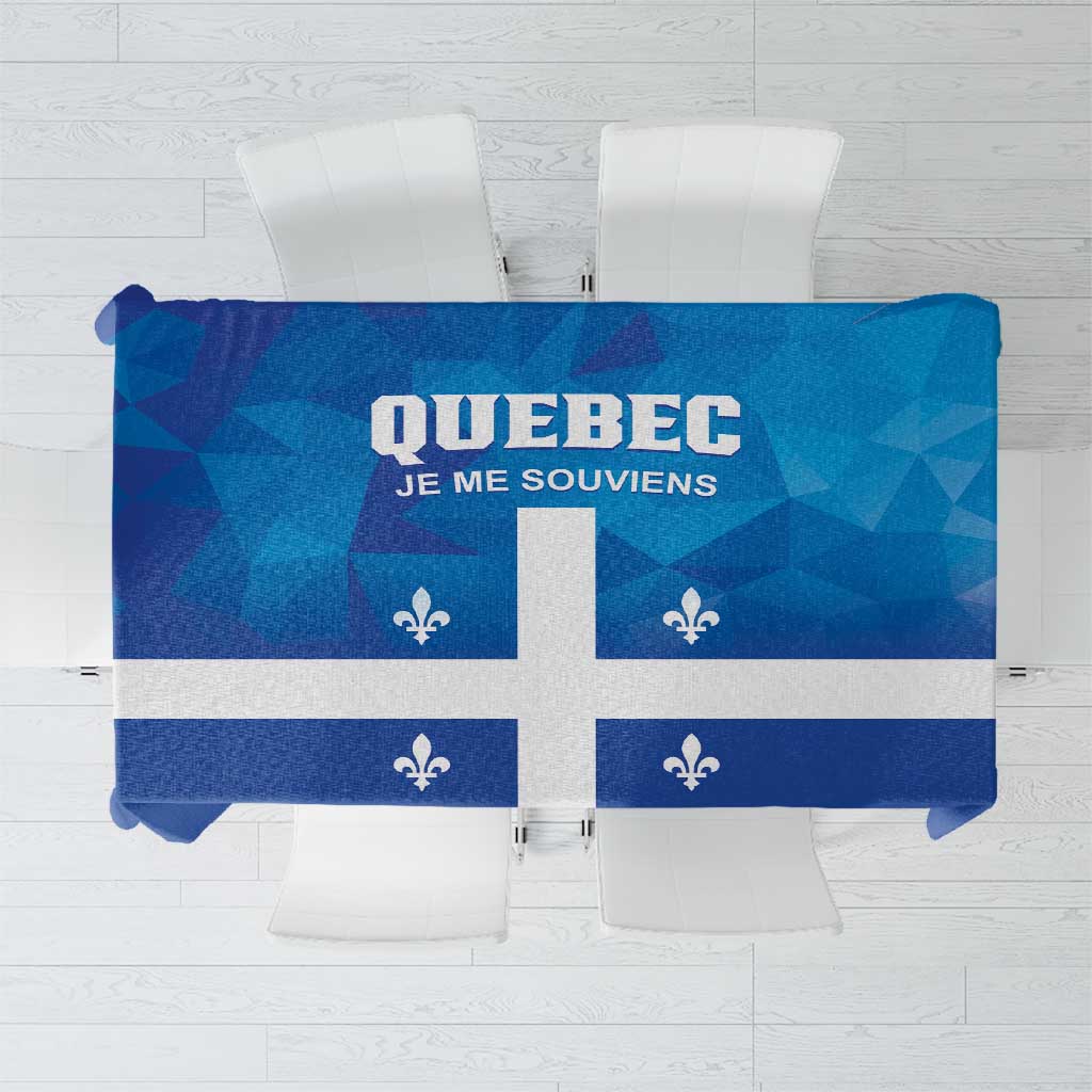 Canada Quebec Province Tablecloth Je Me Souviens