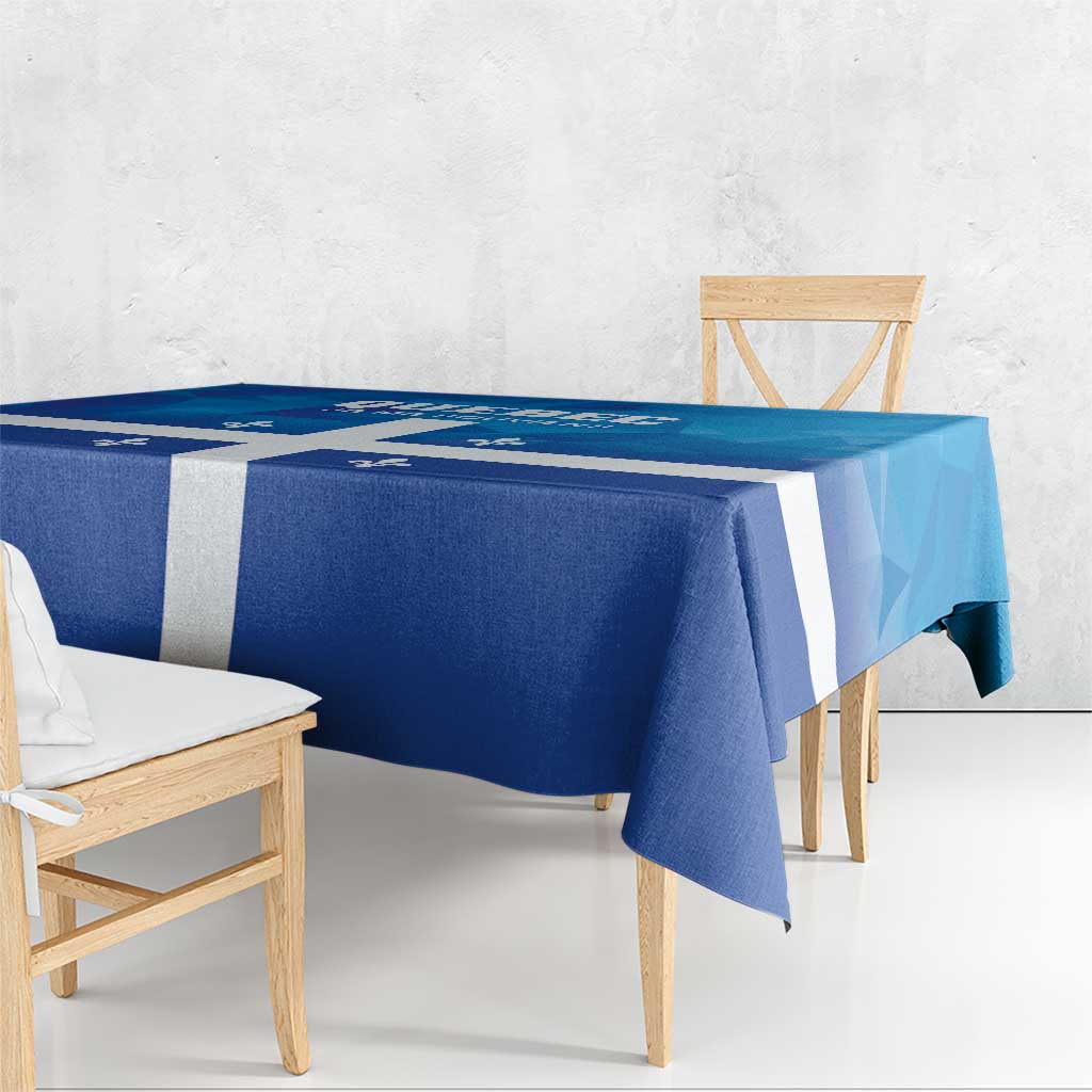 Canada Quebec Province Tablecloth Je Me Souviens