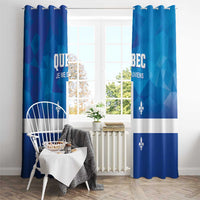 Canada Quebec Province Window Curtain Je Me Souviens