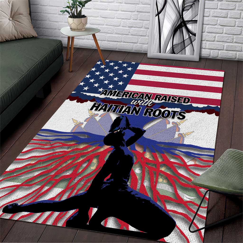Haiti Heritage Month 2025 Area Rug American Raised With Haitian Roots