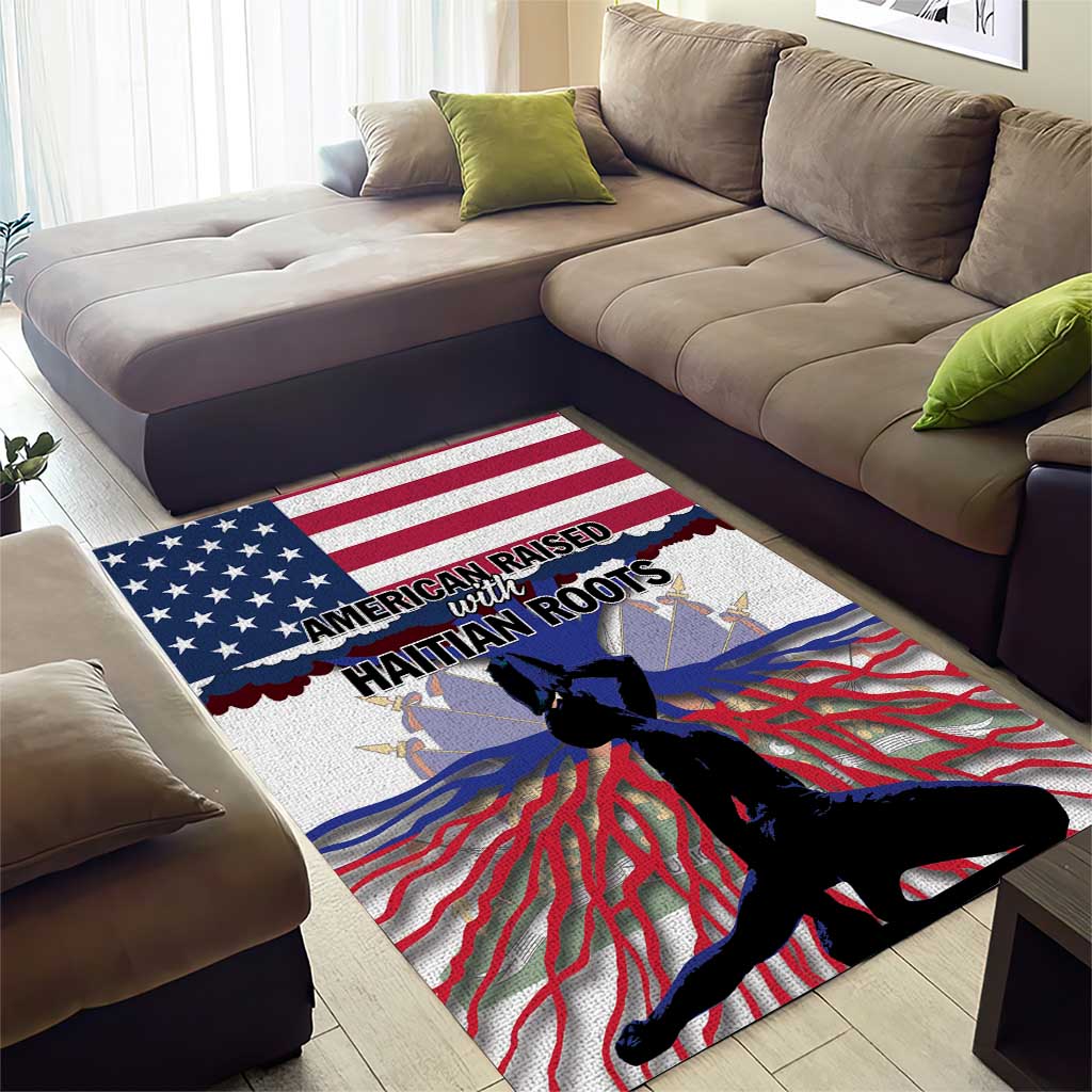 Haiti Heritage Month 2025 Area Rug American Raised With Haitian Roots