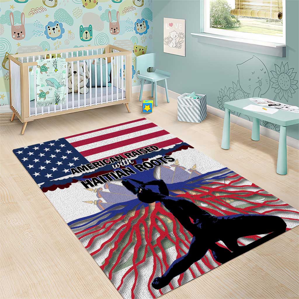 Haiti Heritage Month 2025 Area Rug American Raised With Haitian Roots