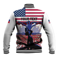 Haiti Heritage Month 2025 Baseball Jacket American Raised With Haitian Roots