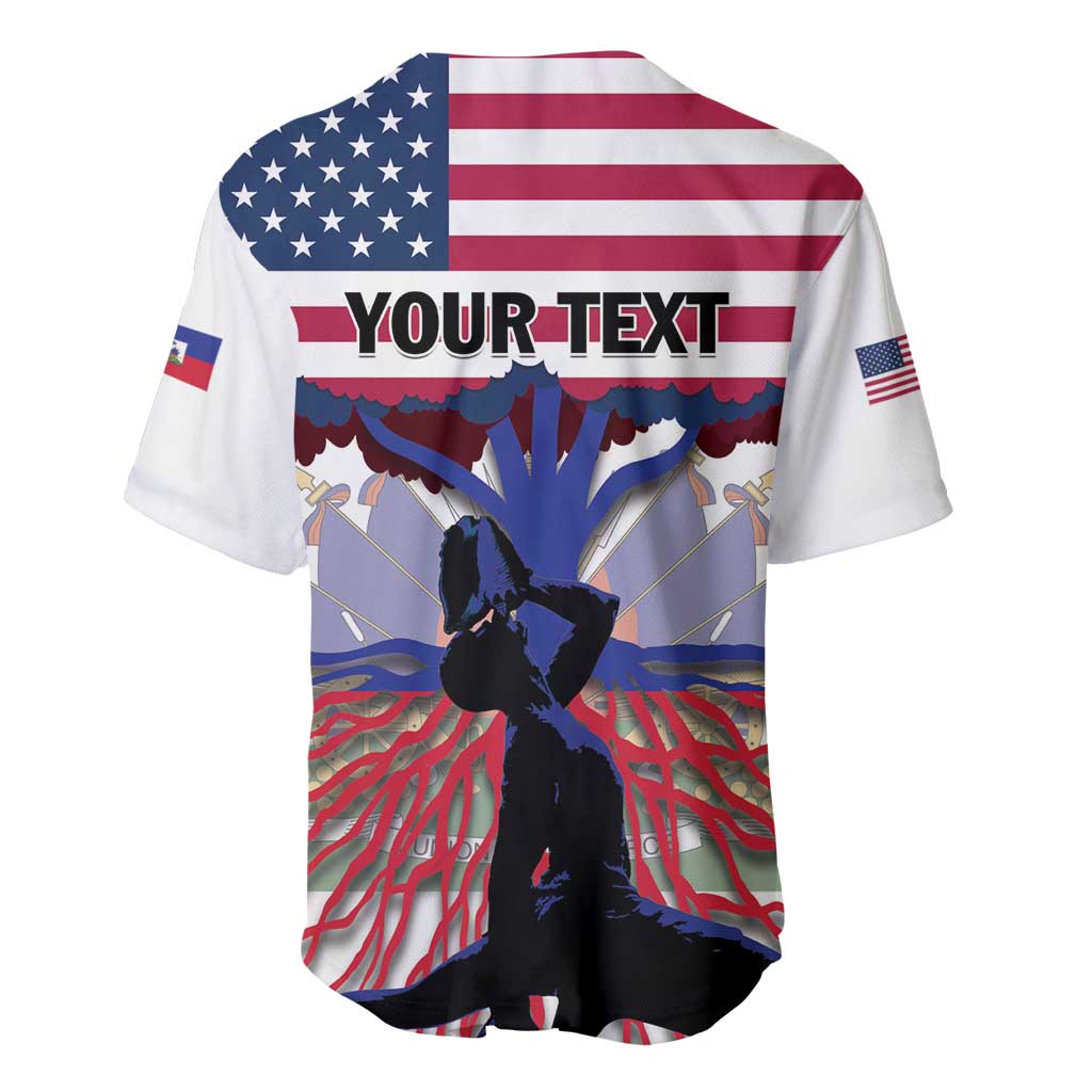 Haiti Heritage Month 2025 Baseball Jersey American Raised With Haitian Roots