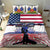Haiti Heritage Month 2025 Bedding Set American Raised With Haitian Roots