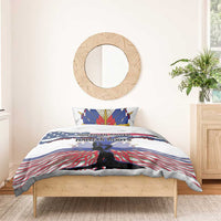 Haiti Heritage Month 2025 Bedding Set American Raised With Haitian Roots