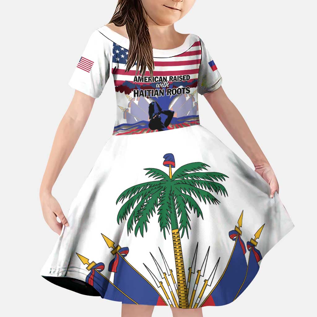 Haiti Heritage Month 2025 Family Matching Puletasi and Hawaiian Shirt American Raised With Haitian Roots
