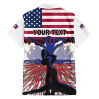 Haiti Heritage Month 2025 Family Matching Puletasi and Hawaiian Shirt American Raised With Haitian Roots