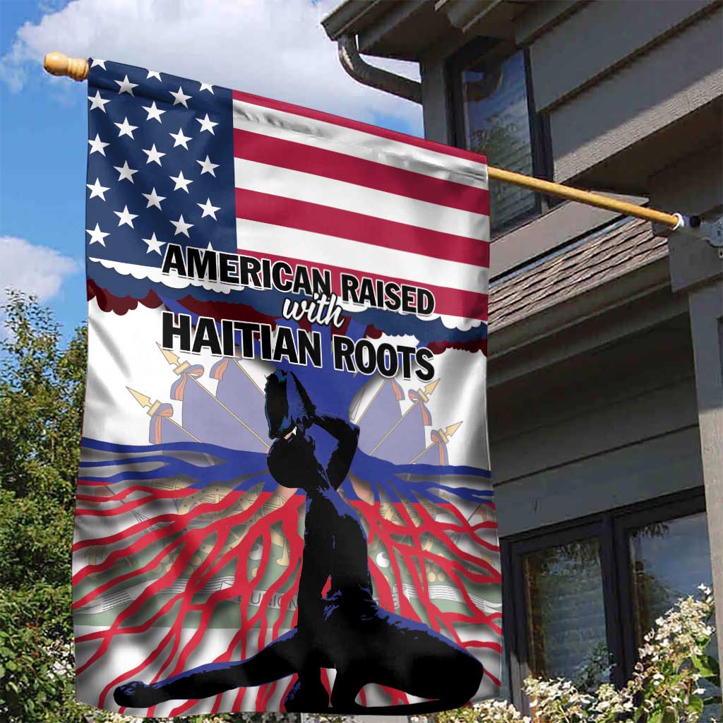 Haiti Heritage Month 2025 Garden Flag American Raised With Haitian Roots