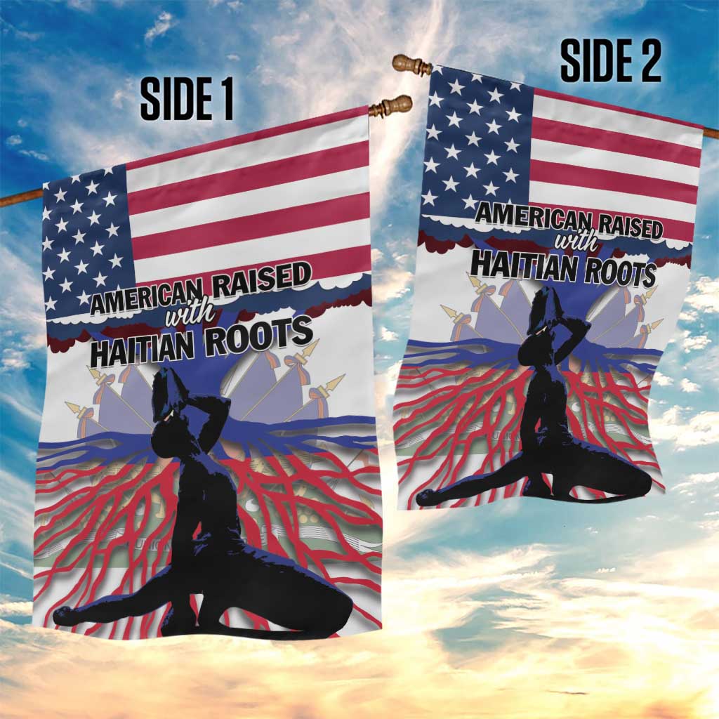 Haiti Heritage Month 2025 Garden Flag American Raised With Haitian Roots