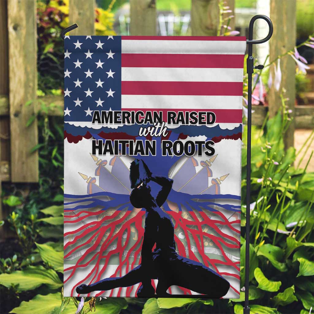 Haiti Heritage Month 2025 Garden Flag American Raised With Haitian Roots