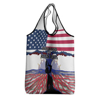 Haiti Heritage Month 2025 Grocery Bag American Raised With Haitian Roots