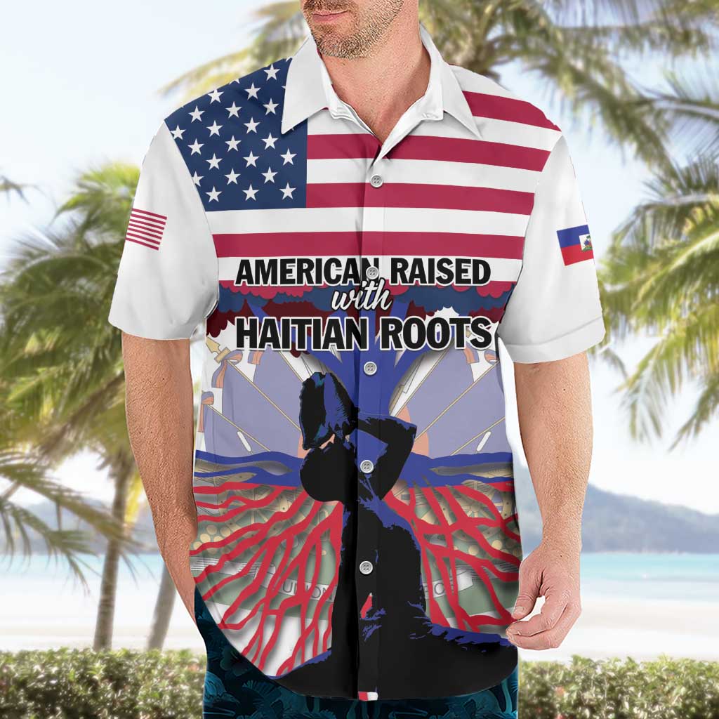 Haiti Heritage Month 2025 Hawaiian Shirt American Raised With Haitian Roots