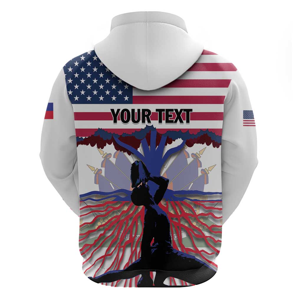 Haiti Heritage Month 2025 Hoodie American Raised With Haitian Roots