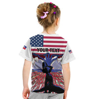 Haiti Heritage Month 2025 Kid T Shirt American Raised With Haitian Roots