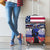 Haiti Heritage Month 2025 Luggage Cover American Raised With Haitian Roots
