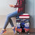 Haiti Heritage Month 2025 Luggage Cover American Raised With Haitian Roots