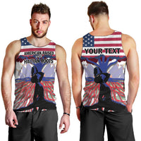 Haiti Heritage Month 2025 Men Tank Top American Raised With Haitian Roots