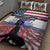 Haiti Heritage Month 2025 Quilt Bed Set American Raised With Haitian Roots