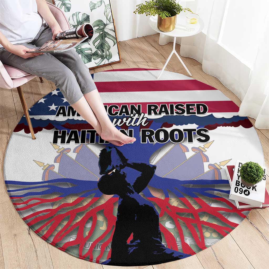 Haiti Heritage Month 2025 Round Carpet American Raised With Haitian Roots