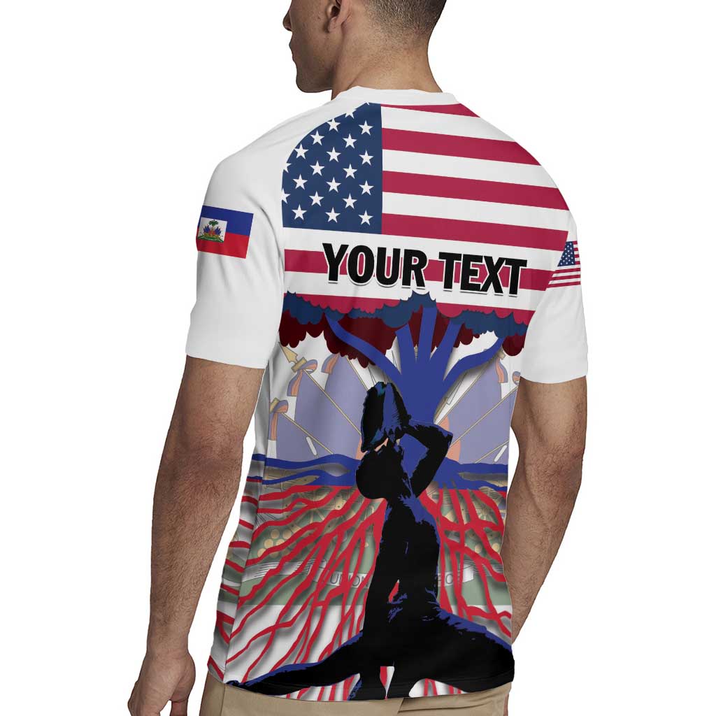 Haiti Heritage Month 2025 Rugby Jersey American Raised With Haitian Roots