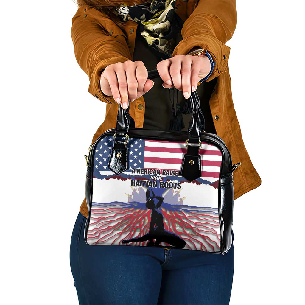 Haiti Heritage Month 2025 Shoulder Handbag American Raised With Haitian Roots