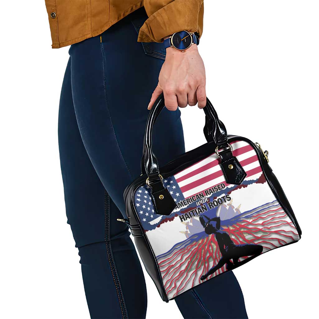 Haiti Heritage Month 2025 Shoulder Handbag American Raised With Haitian Roots