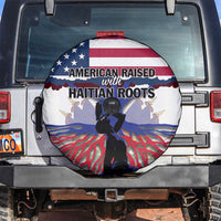 Haiti Heritage Month 2025 Spare Tire Cover American Raised With Haitian Roots