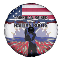 Haiti Heritage Month 2025 Spare Tire Cover American Raised With Haitian Roots