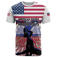 Haiti Heritage Month 2025 T Shirt American Raised With Haitian Roots