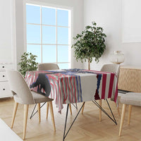 Haiti Heritage Month 2025 Tablecloth American Raised With Haitian Roots