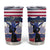 Haiti Heritage Month 2025 Tumbler Cup American Raised With Haitian Roots
