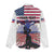 Haiti Heritage Month 2025 Women Casual Shirt American Raised With Haitian Roots
