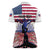 Haiti Heritage Month 2025 Women Polo Shirt American Raised With Haitian Roots
