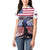 Haiti Heritage Month 2025 Women Polo Shirt American Raised With Haitian Roots