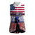 Haiti Heritage Month 2025 Women Sleeveless Polo Shirt American Raised With Haitian Roots