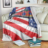 Haitian Americans Zipper Stylized Blanket Haiti Heritage Month 2025