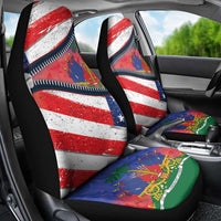 Haitian Americans Zipper Stylized Car Seat Cover Haiti Heritage Month 2025