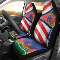 Haitian Americans Zipper Stylized Car Seat Cover Haiti Heritage Month 2025