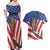 Haitian Americans Zipper Stylized Couples Matching Off Shoulder Maxi Dress and Hawaiian Shirt Haiti Heritage Month 2025