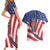Haitian Americans Zipper Stylized Couples Matching Short Sleeve Bodycon Dress and Hawaiian Shirt Haiti Heritage Month 2025