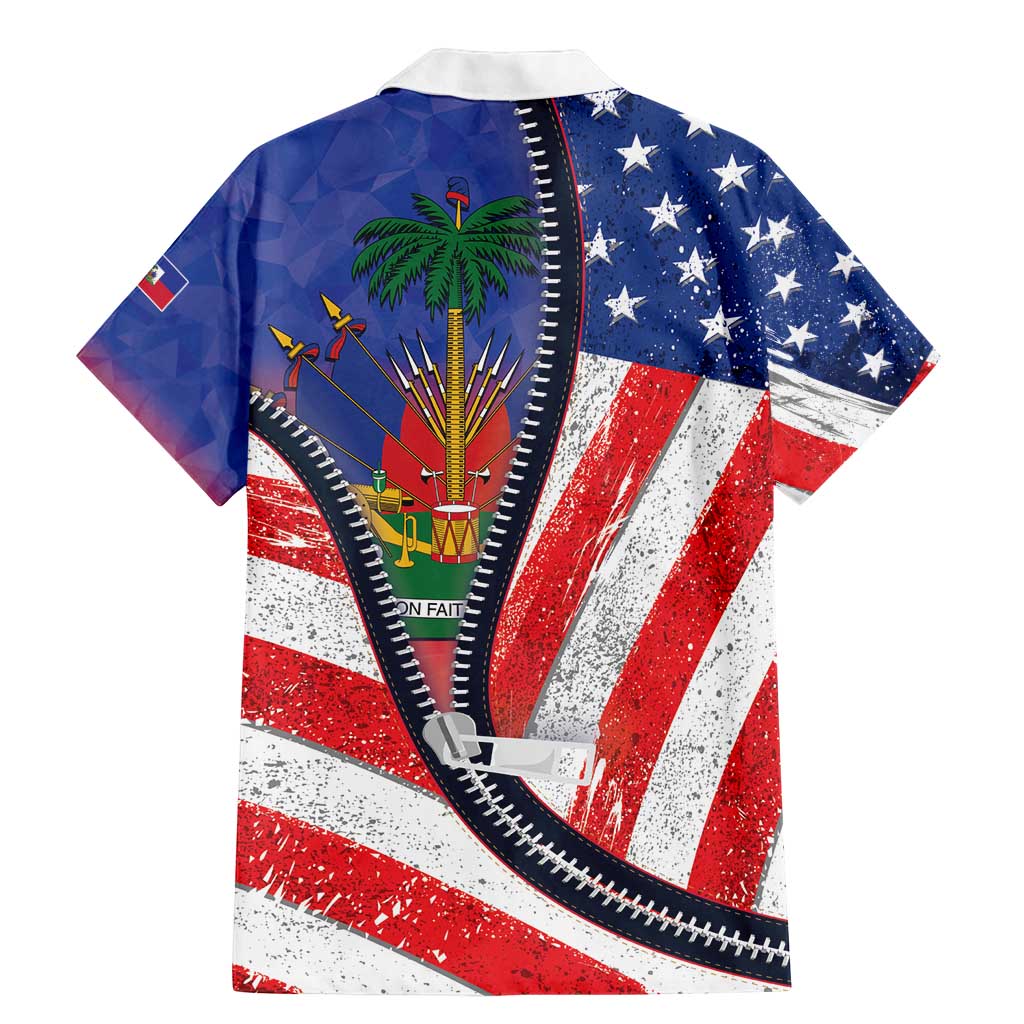 Haitian Americans Zipper Stylized Family Matching Mermaid Dress and Hawaiian Shirt Haiti Heritage Month 2025